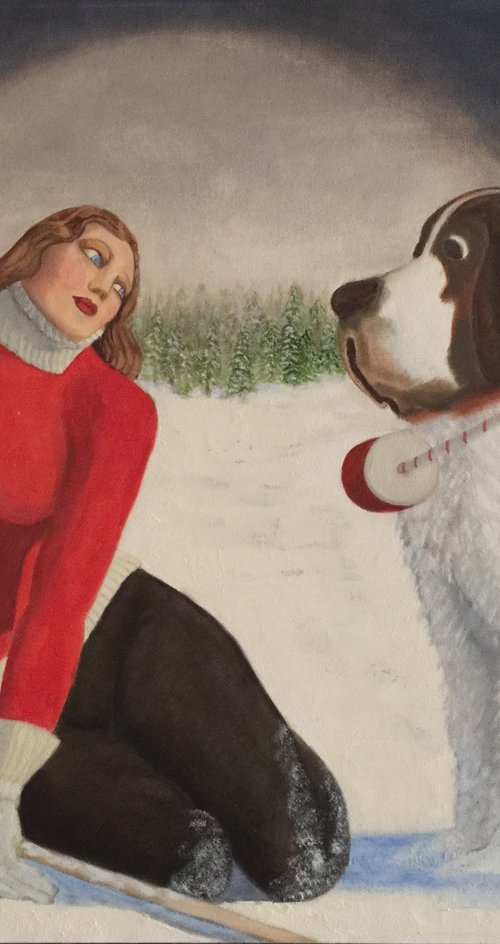 THE RESCUE, SIDES PAINTED by Leslie Dannenberg