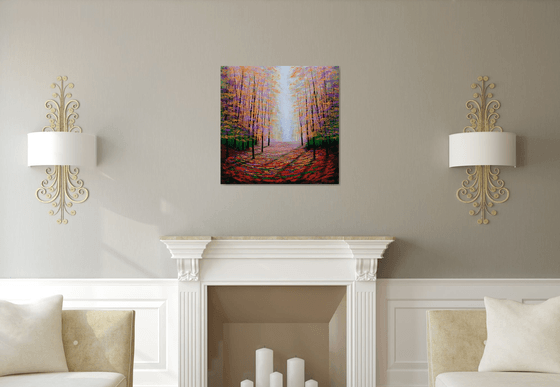 Shimmering Amber Glade