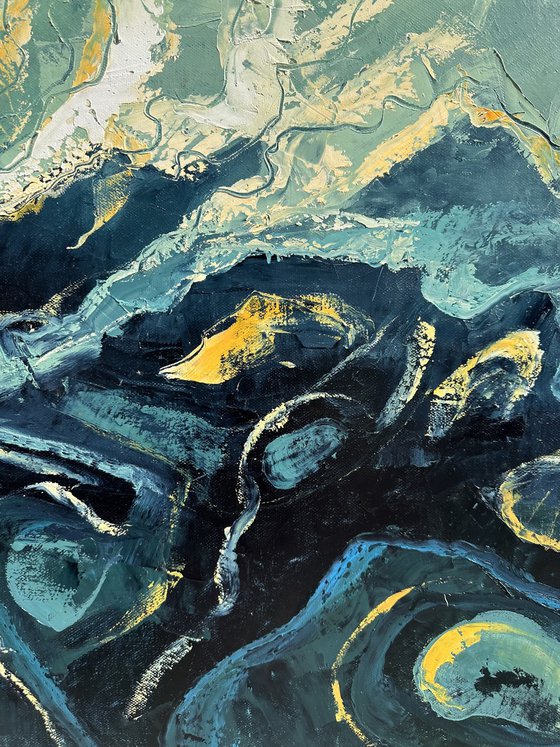 Birth of Light 100×100cm