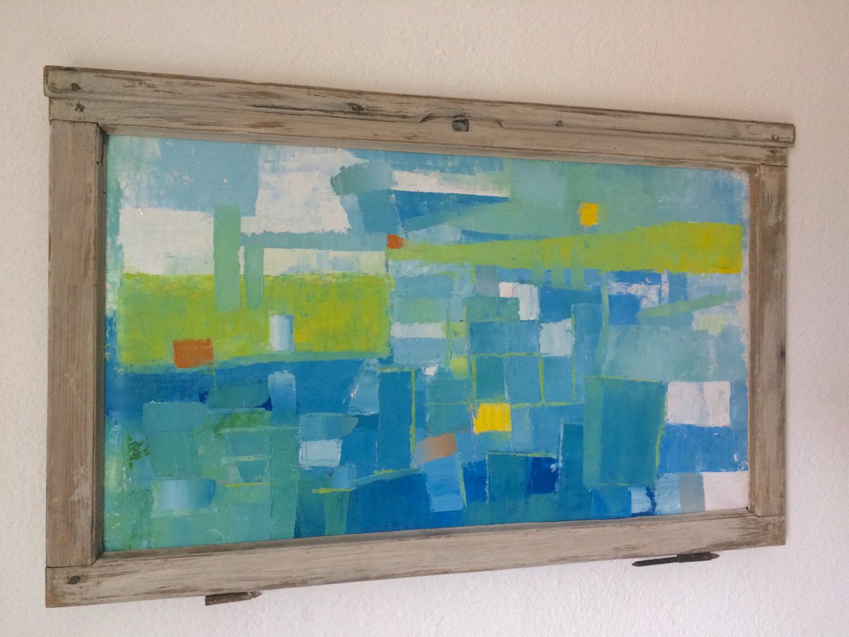 Marine Landscape With Lighthouse By Ilaria Dessi?, 24 X 14, Artwork For Sale On Artfinder