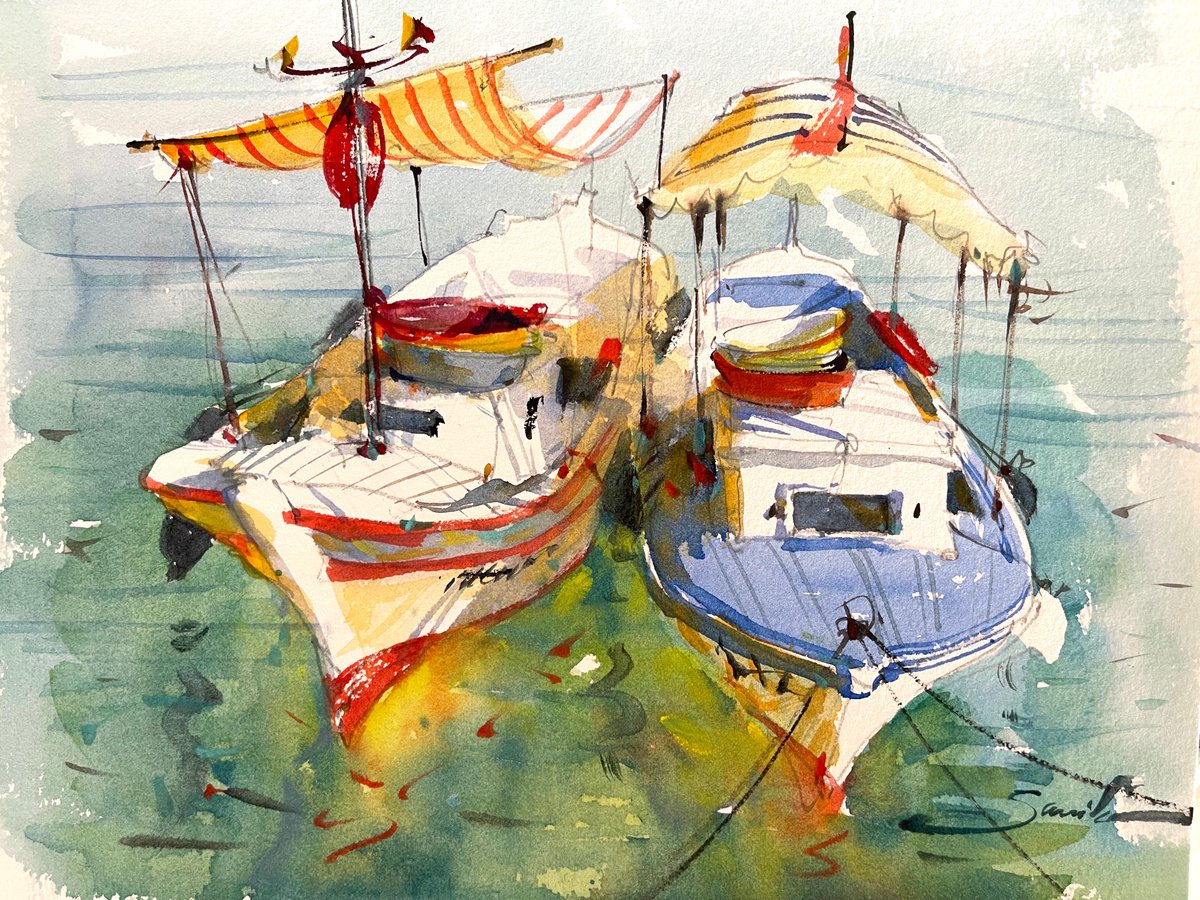 Pleasure boat by Samira Yanushkova
