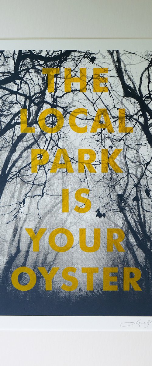 The local park is your oyster by Lene Bladbjerg