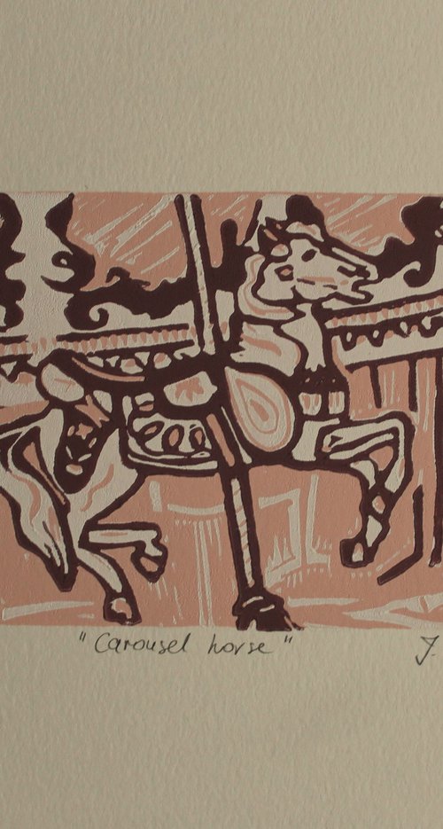 Carousel horse by Joanna Plenzler