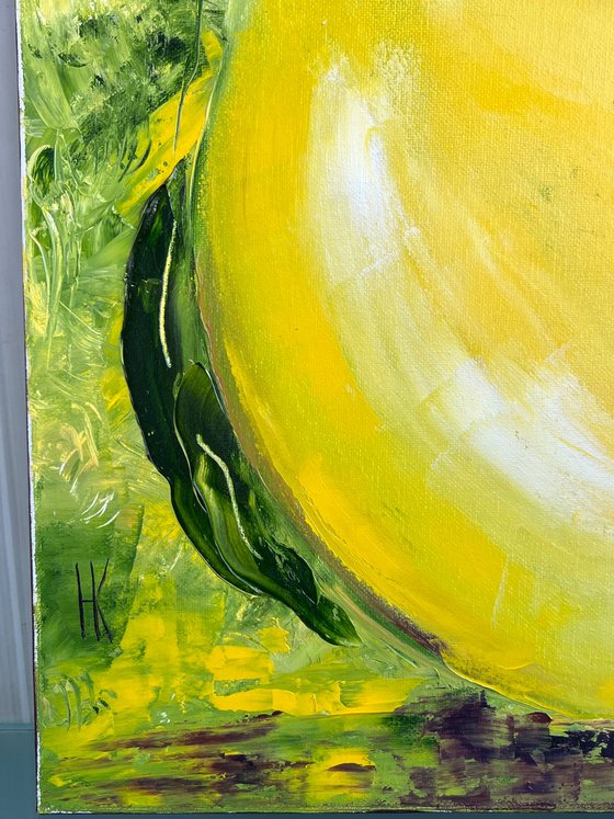 Lemon Oil Painting