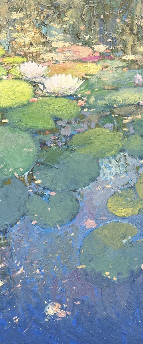 Water Lilies and Light by Andrii Kovalyk
