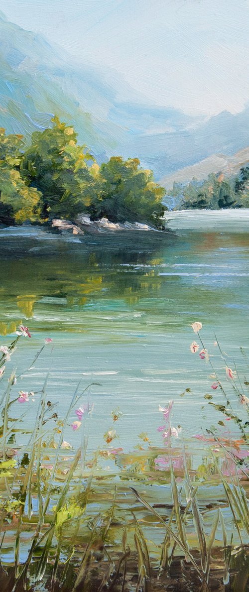 River landscape. by Tetiana Vysochynska