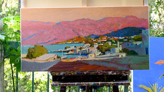 Evening on Greek Island