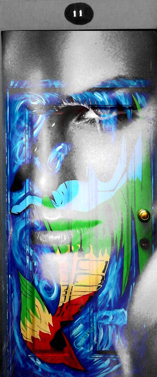 Madeira Street Art Face by Alex Solodov