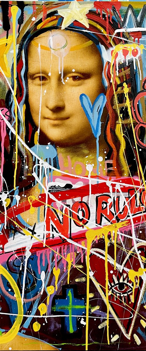 No Rules Monalisa by Mercedes Lagunas