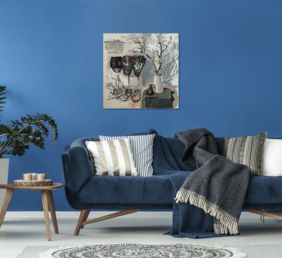 Still Life with Masks