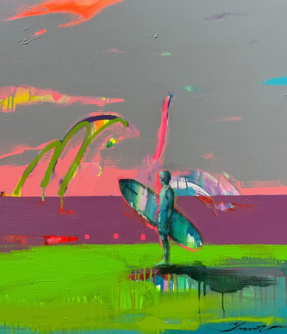 Neon surfing