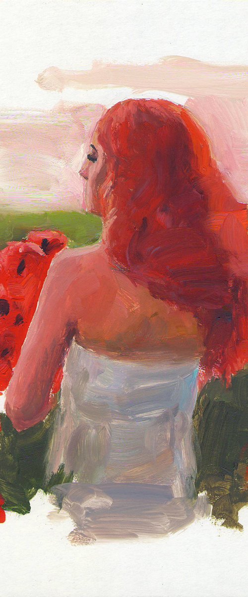 Poppies, harmony in red by Vachagan Manukyan