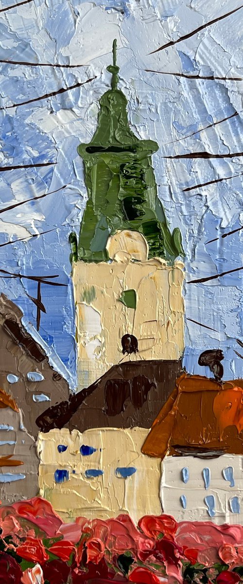Lviv Painting by Halyna Kirichenko