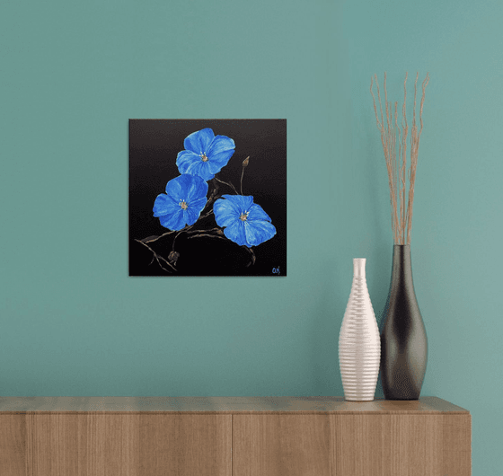 Blue flowers