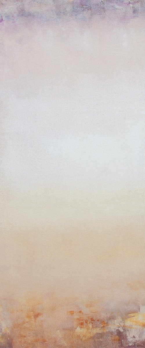 Sunshine Field 211004, minimalist abstract earth tones by Don Bishop
