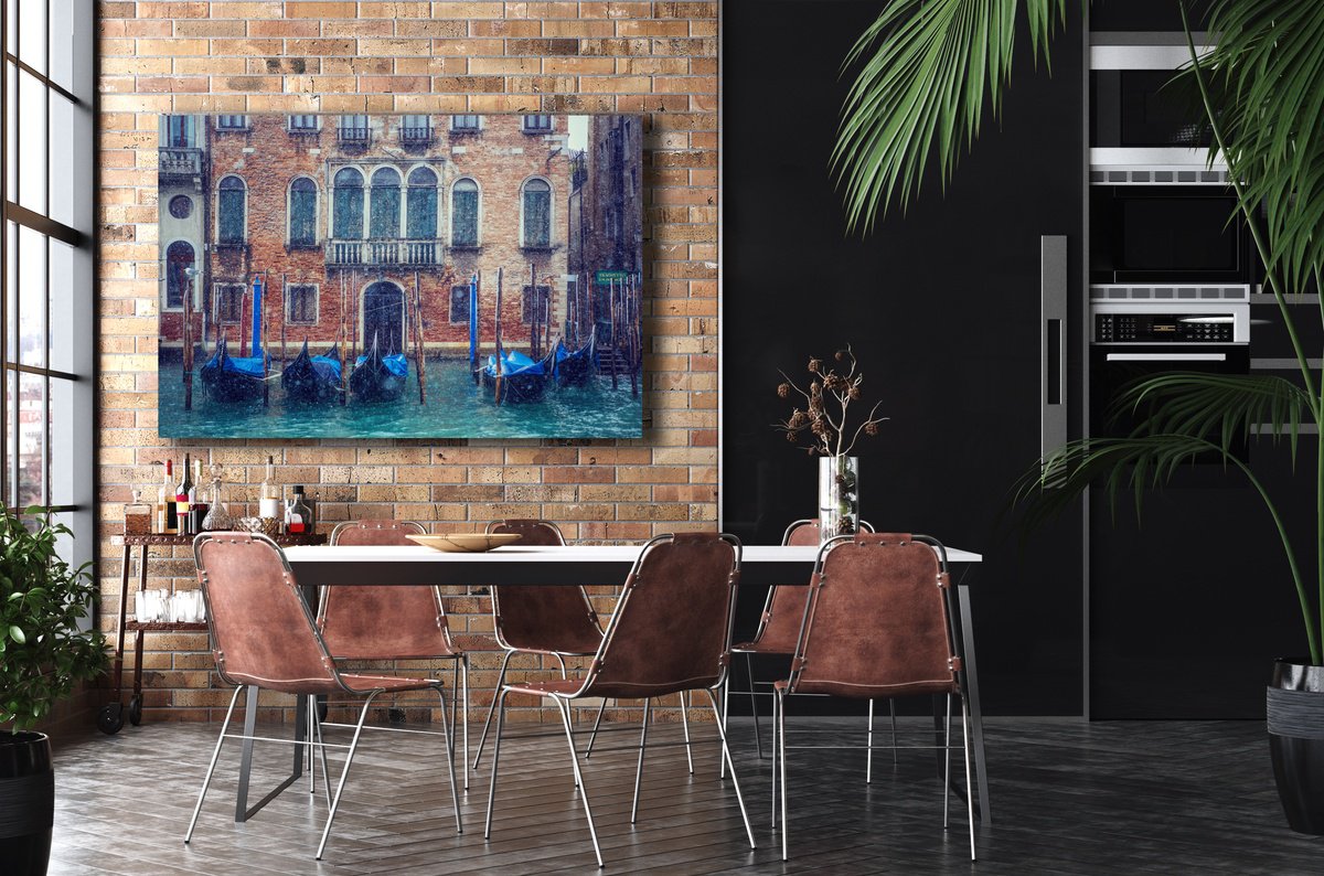 Photorealistic Cityscapes Photograph By Pavel Oskin, 35 X 24", Ca