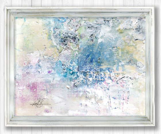 Lost In A Mystical Creation 2 - Framed Abstract Painting by Kathy Morton Stanion