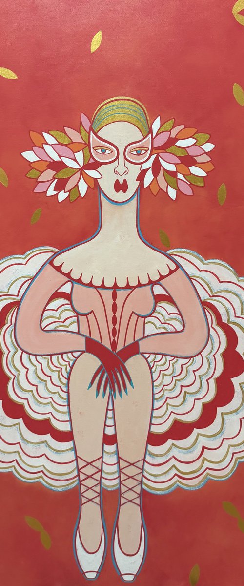 Red ballet by Diana Rosa