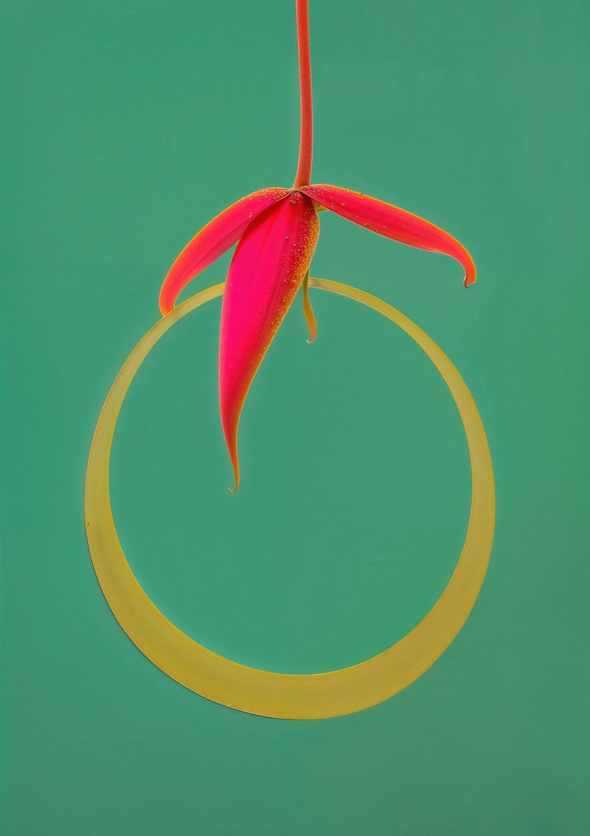 Impressionistic Botanical Photograph By Richard Gibson, 13 X 16", Floral Expressionism V, Original Artwork