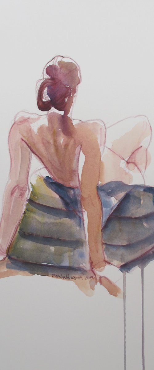 seated female nude by Rory O’Neill