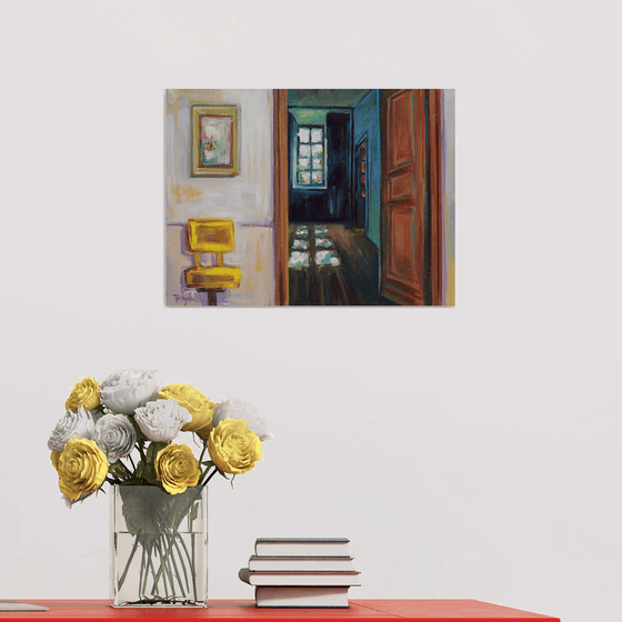 The door is opened - 40x30 cm