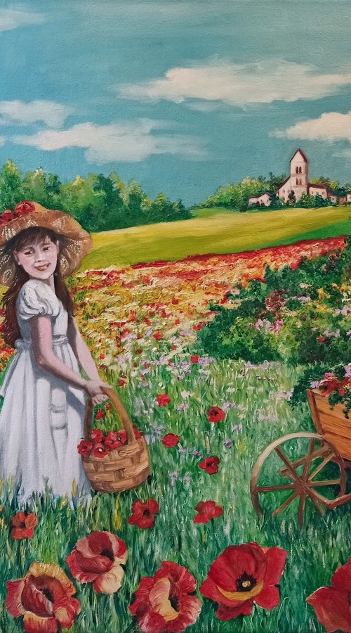 Summer landscape by Anna Rita Angiolelli