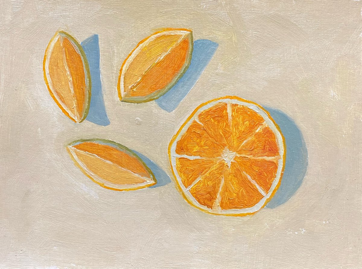 orange  - ? modern still life by ILDAR MINNEGALIMOV