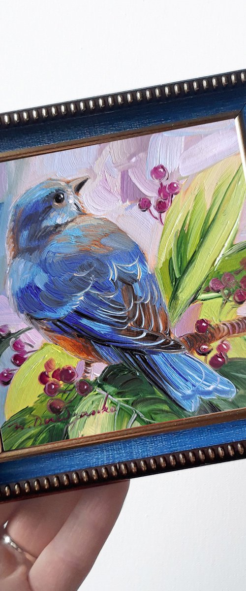 Estern Bluebird by Nataly Derevyanko