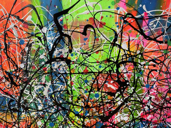 Interwoven Vibrations - Diptych Painting