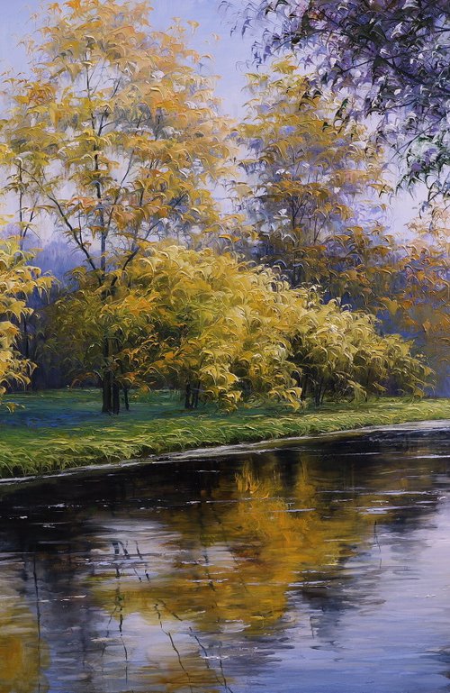 "Golden autumn" by Gennady Vylusk