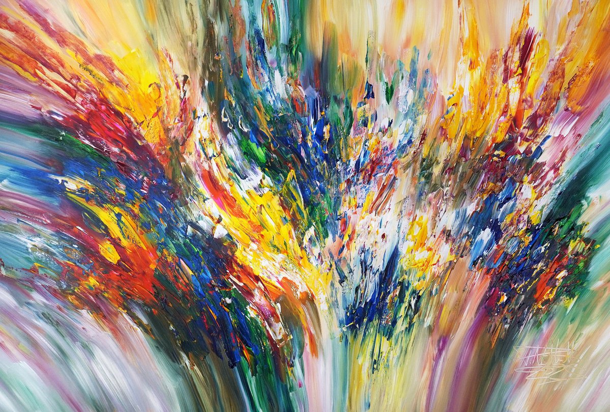 Colour Energy D 1 By Peter Nottrott, 61 X 41, Artwork For Sale On Artfinder