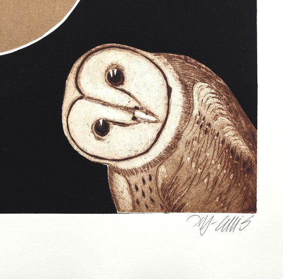 Midnight Fox and Midnight Owl Printset