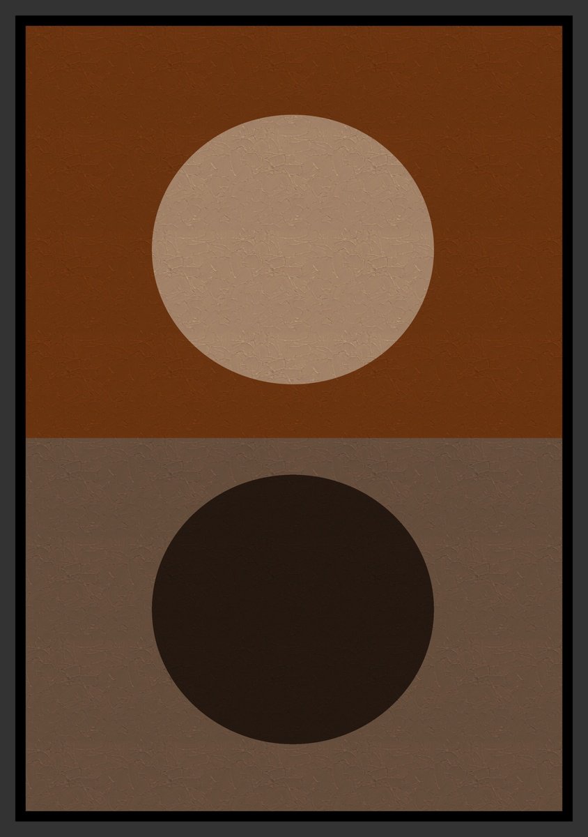 Impressionistic Abstract Painting By Joe Mcharg, 30 X 42, Circles Of Life, Original Artwork