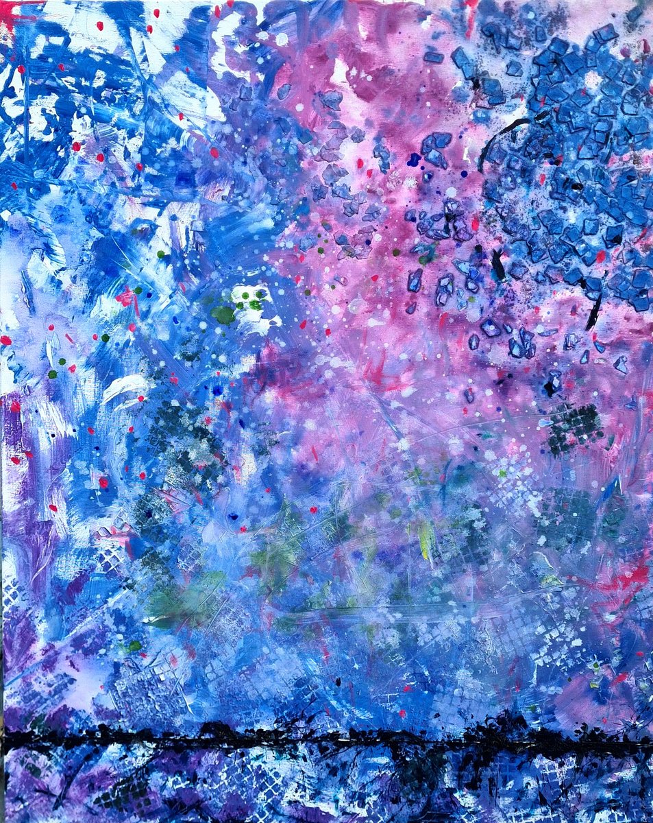Celestial Bloom Vi By Marian Gorin, 31 X 39, Artwork For Sale On Artfinder