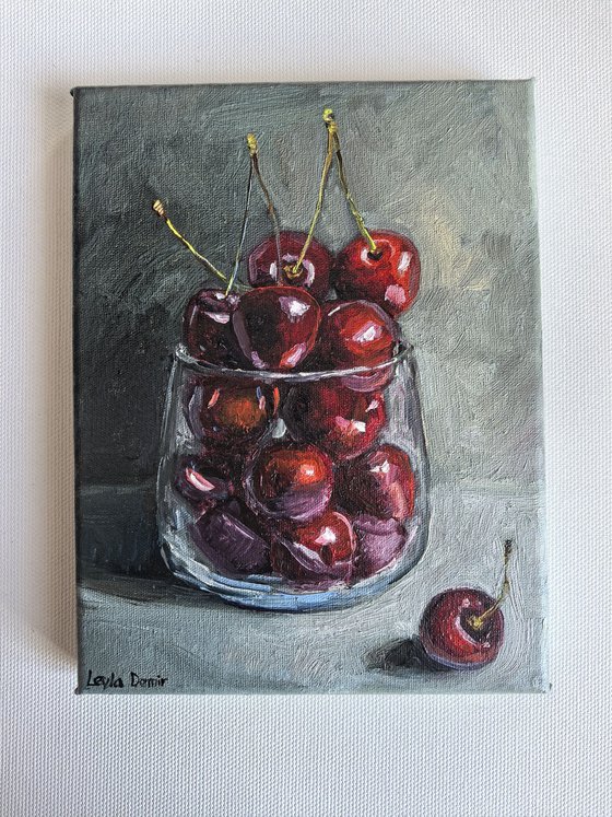 Sweet ripe cherry