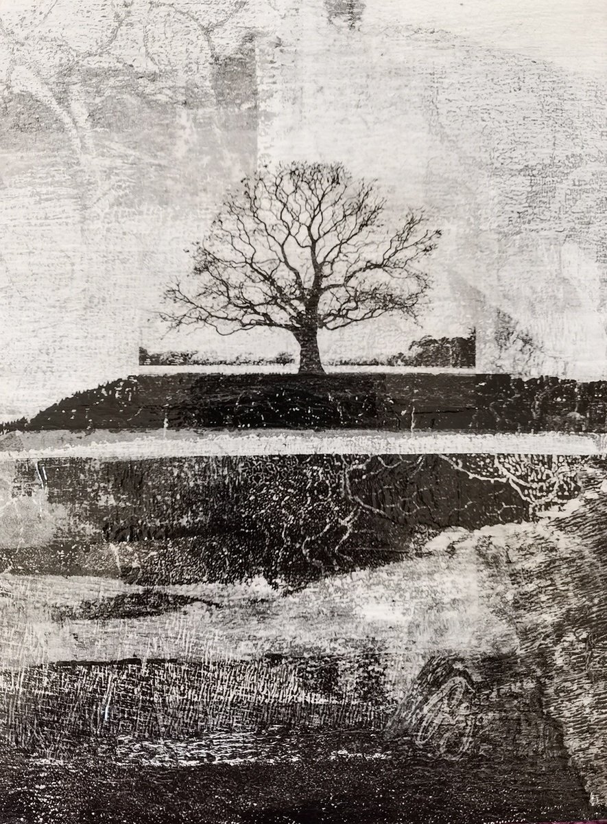 Abstract Collage By Roseanne Jones, 6 X 8", Valiant, Original Artwork