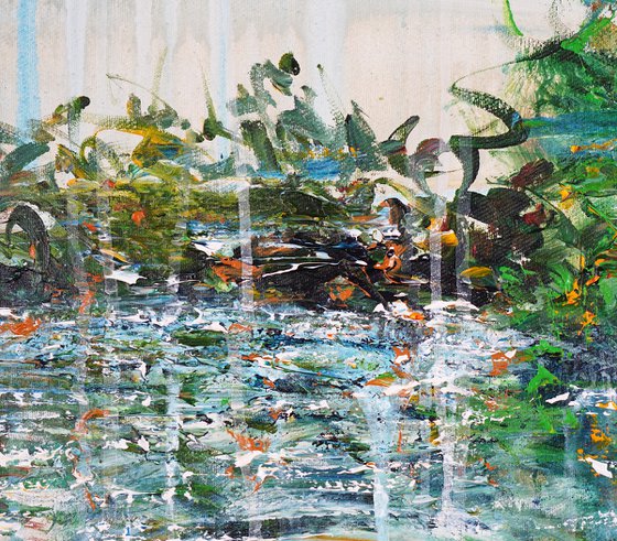 Trees By A Lake C 1
