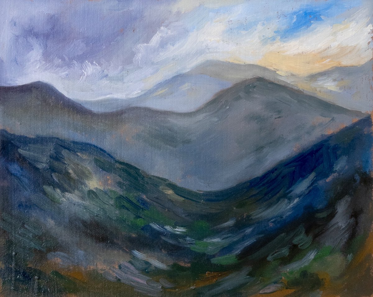 Rainy Morning in the mountains by Eve Devore