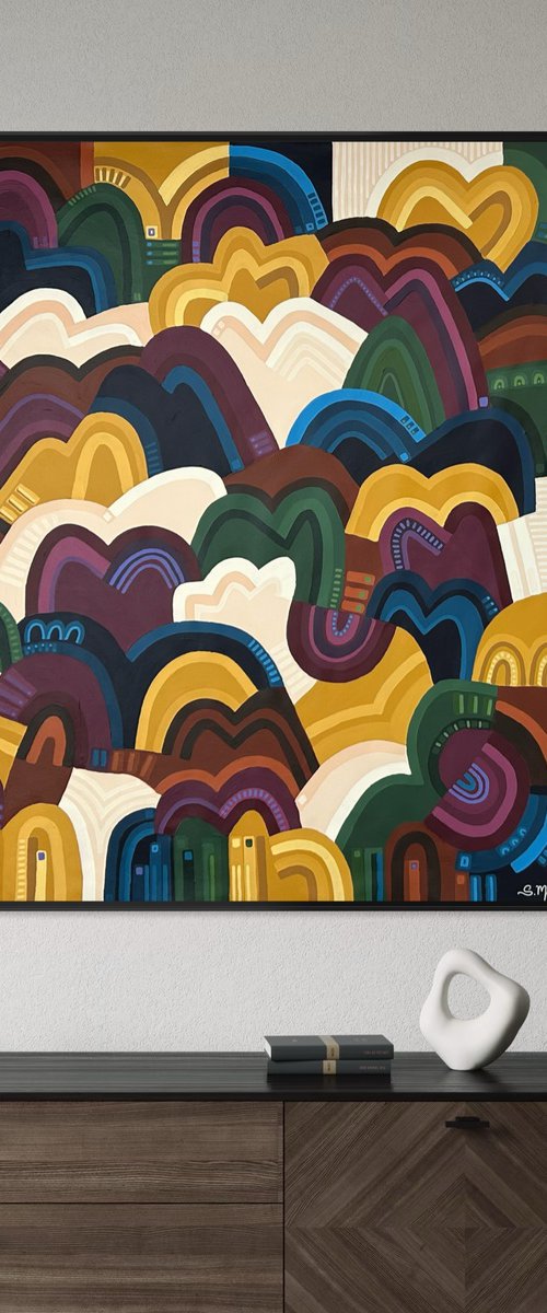 Happy Hills in Full Motion by Samantha Malone
