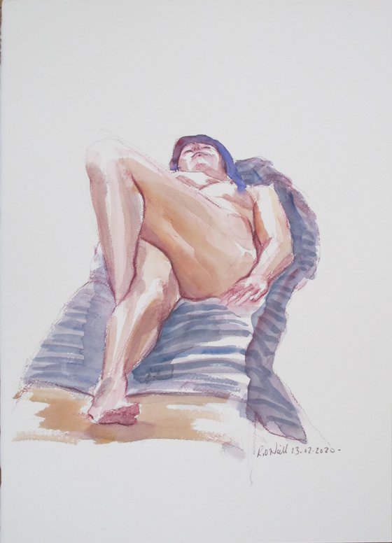 Reclining female nude