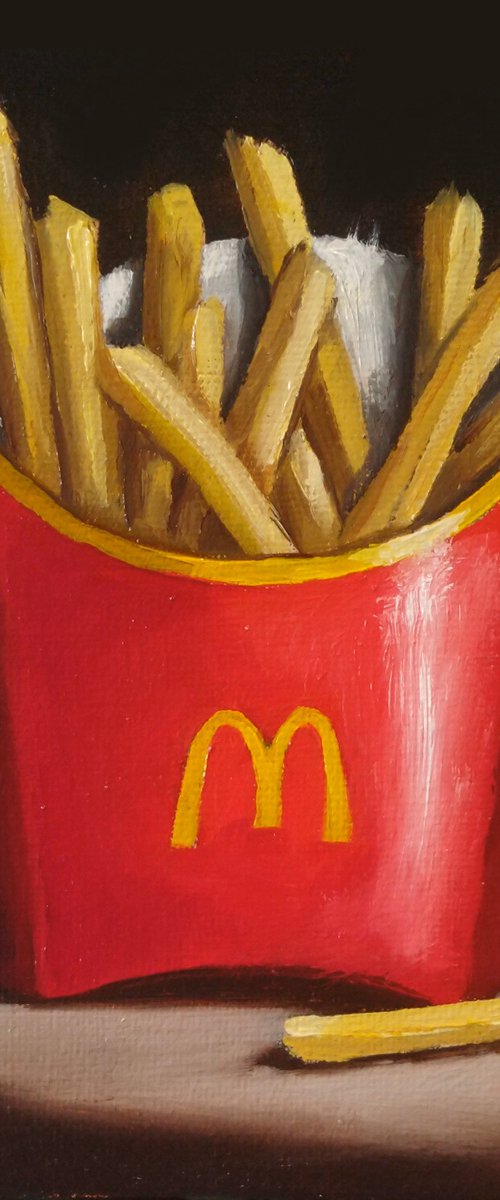 McDonald’s Fries still life by Jane Palmer Art