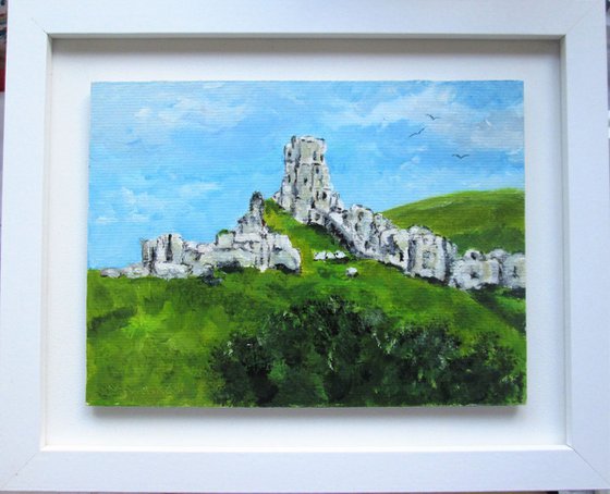 Corfe Castle in Dorset