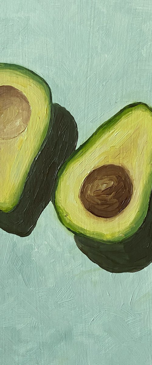 avocado — modern still life by ILDAR M. EXESALLE