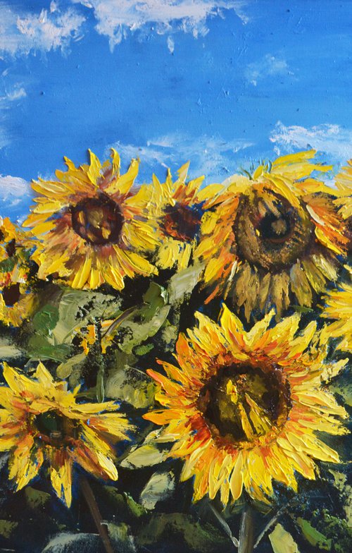 Sunflowers by Valeriia Radziievska