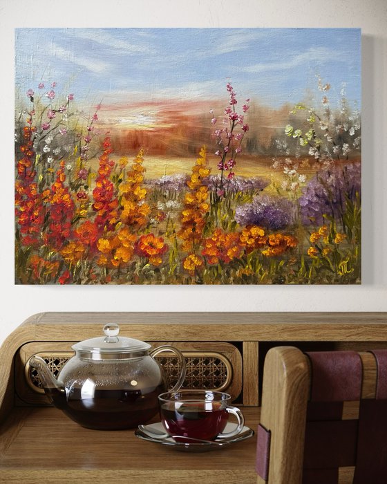A meadow in bloom