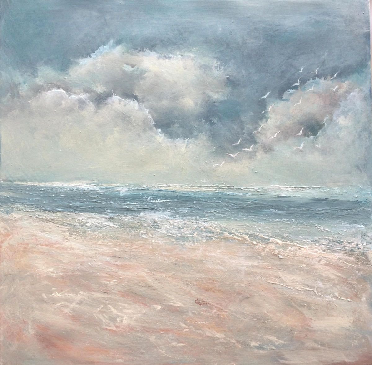 Abstract ~ It Was Early One Morning ~ Seascape by Maxine Anne Martin