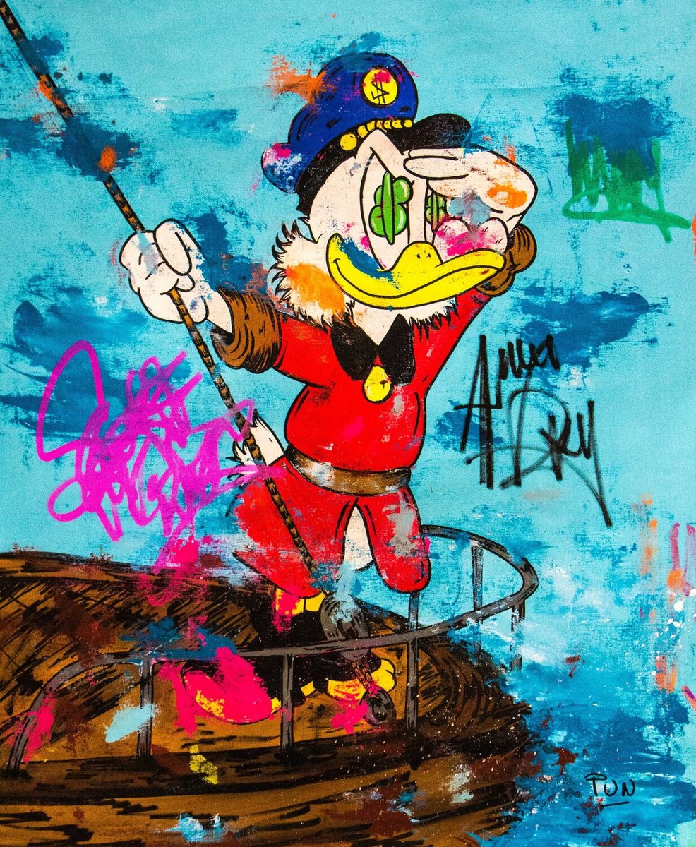 Scrooge Mc Duck - To Money Land by Carlos Pun Art