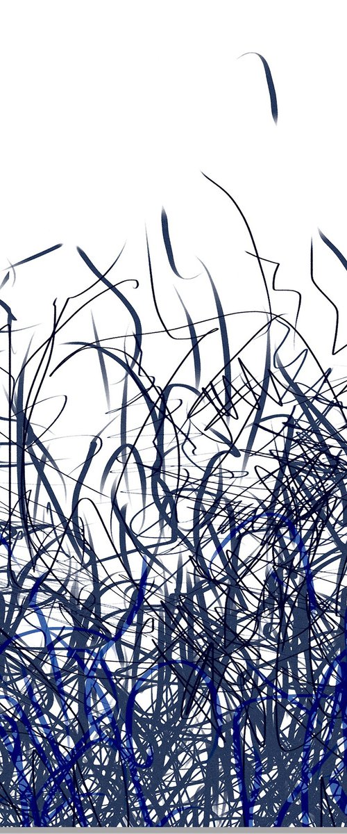 Freehand Rhythm Two 101 x 101 by George Hall
