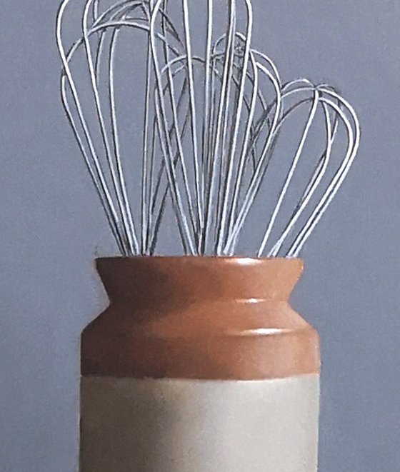 Whisks in a jar