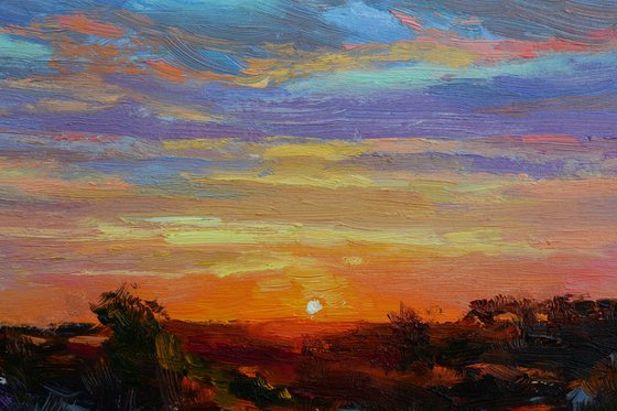Warm sunset